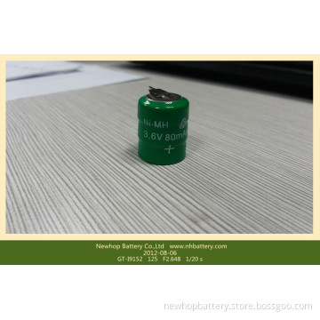 1.2V 40mAh NiMH Button Cell 40mAh 1.2V NiMH Button Cell 3.6V 40mAh NiMH Button Cell Battery Pack 1.2V 80mAh NiMH Button Cell NiMH Button Battery Pack 8.4V NiMH